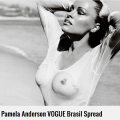 Pamela Anderson in Vogue, Brazil