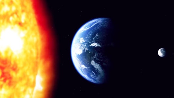 planete terre vs soleil