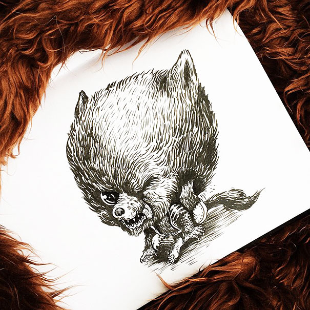 baby-terrors-iconic-horror-monsters-illustrations-alex-solis-13