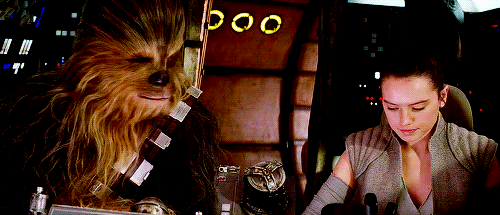 Star Wars - chewbacca in the Millenium Falcon