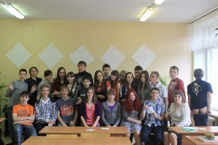 photo de classe russe
